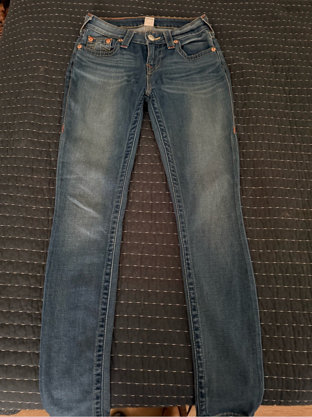 True Religion Women's Medium Wash Skinny Jeans
